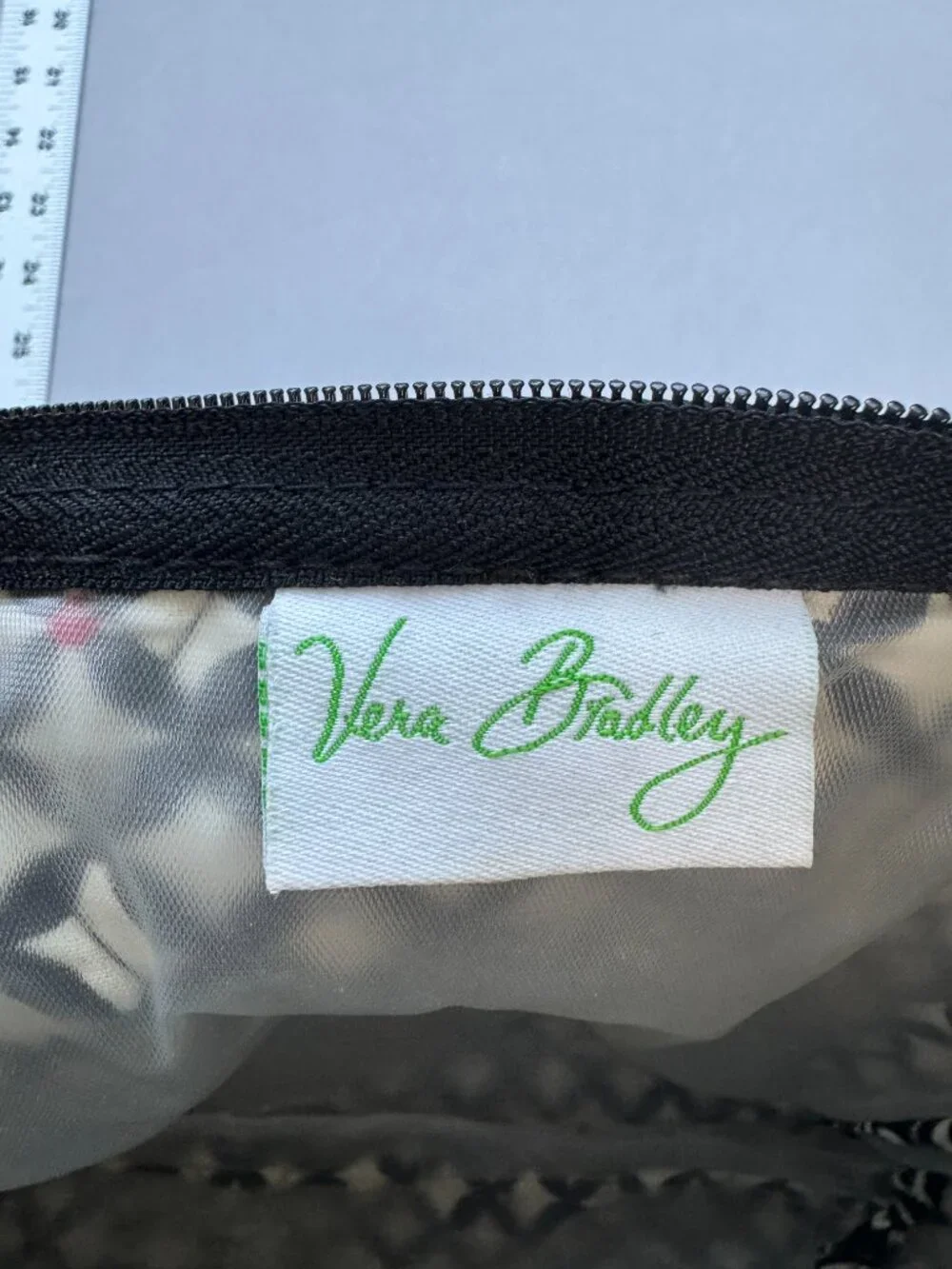 Vera Bradley Medium Cosmetic Bag Retired Barcelona Pattern